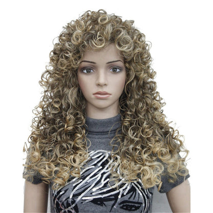 Long Curly Wig Synthetic Hair Heat Resistant Cosplay Women Wigs