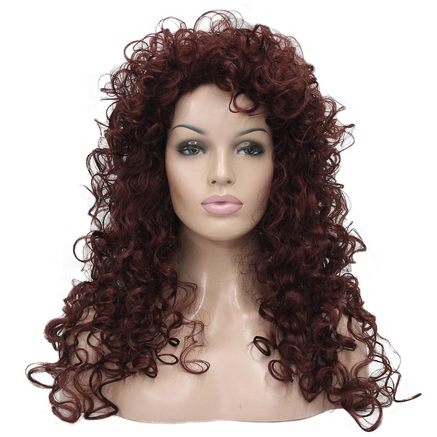 Long Curly Wig Synthetic Hair Heat Resistant Cosplay Women Wigs