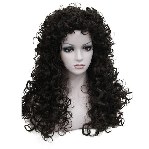 Long Curly Wig Synthetic Hair Heat Resistant Cosplay Women Wigs