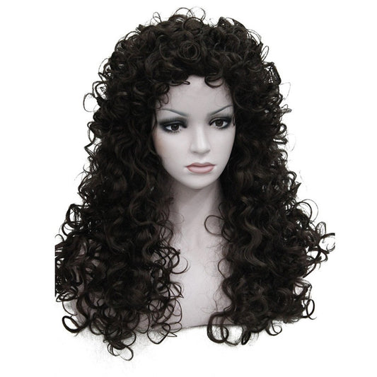 Long Curly Wig Synthetic Hair Heat Resistant Cosplay Women Wigs