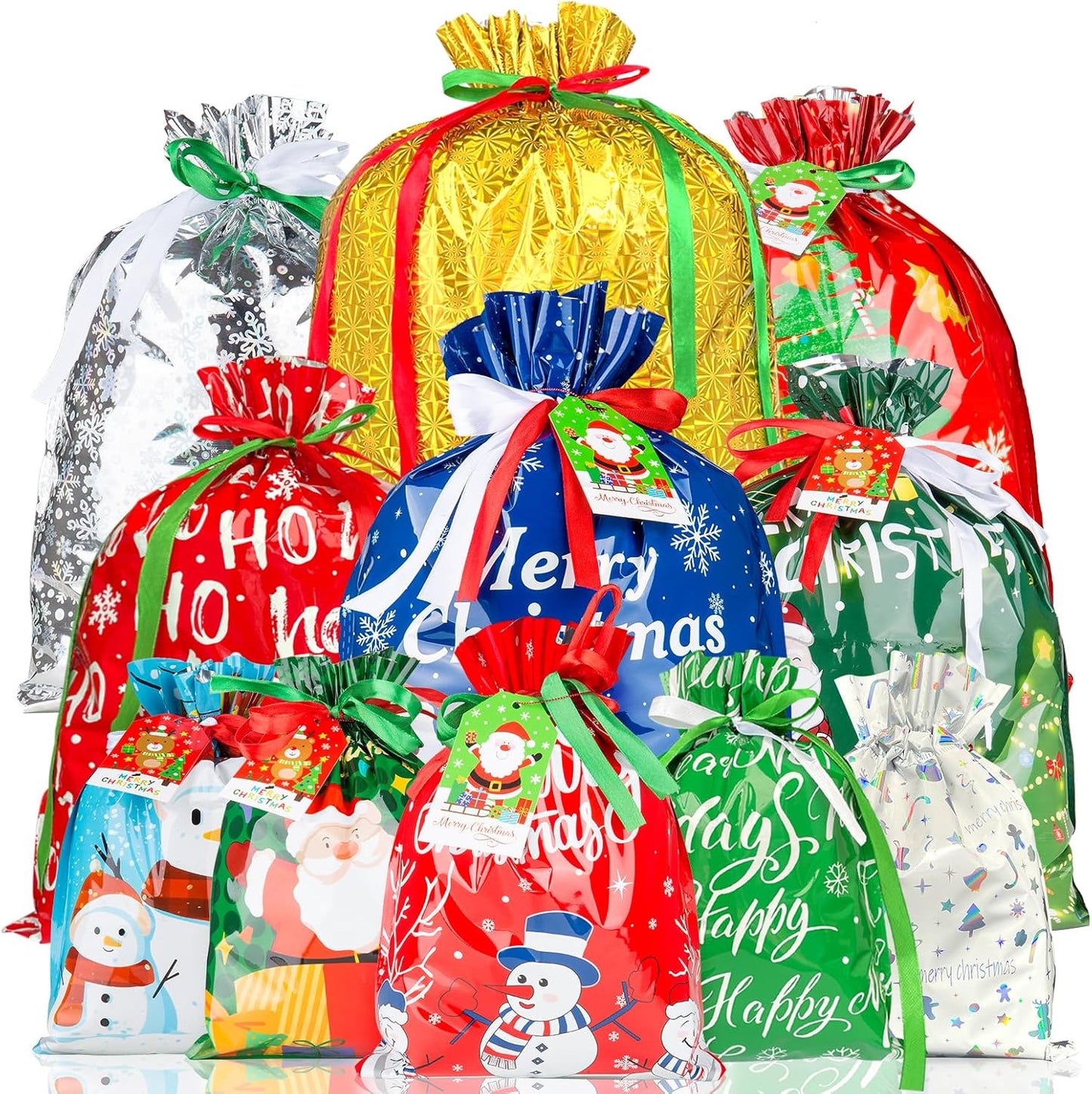 ✨SALE! ✨Buy two or more and get 15% OFF! 💥 38PCS Christmas Drawstring Gift Bags