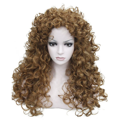 Long Curly Wig Synthetic Hair Heat Resistant Cosplay Women Wigs