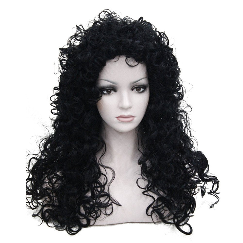 Long Curly Wig Synthetic Hair Heat Resistant Cosplay Women Wigs