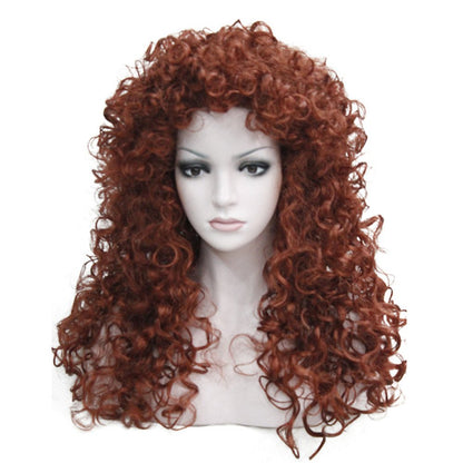 Long Curly Wig Synthetic Hair Heat Resistant Cosplay Women Wigs