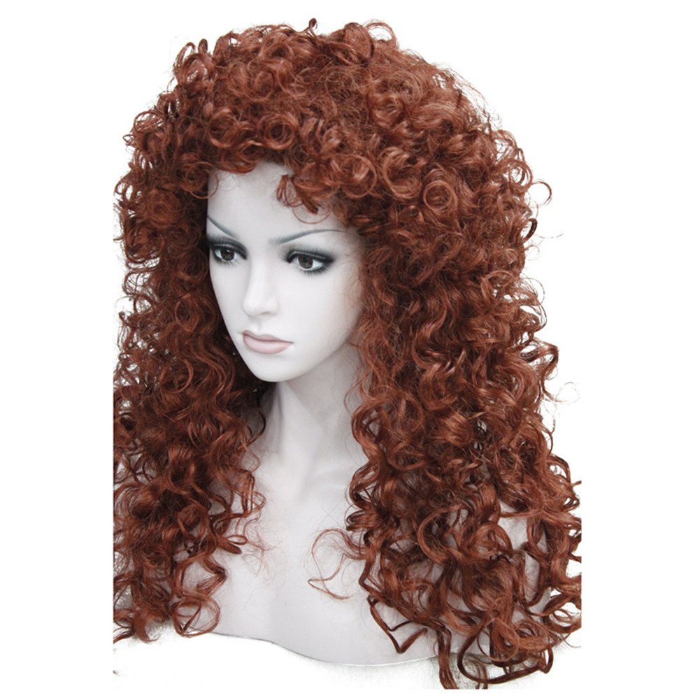 Long Curly Wig Synthetic Hair Heat Resistant Cosplay Women Wigs