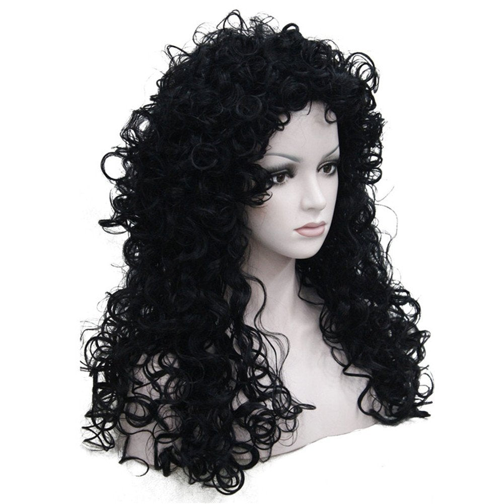 Long Curly Wig Synthetic Hair Heat Resistant Cosplay Women Wigs