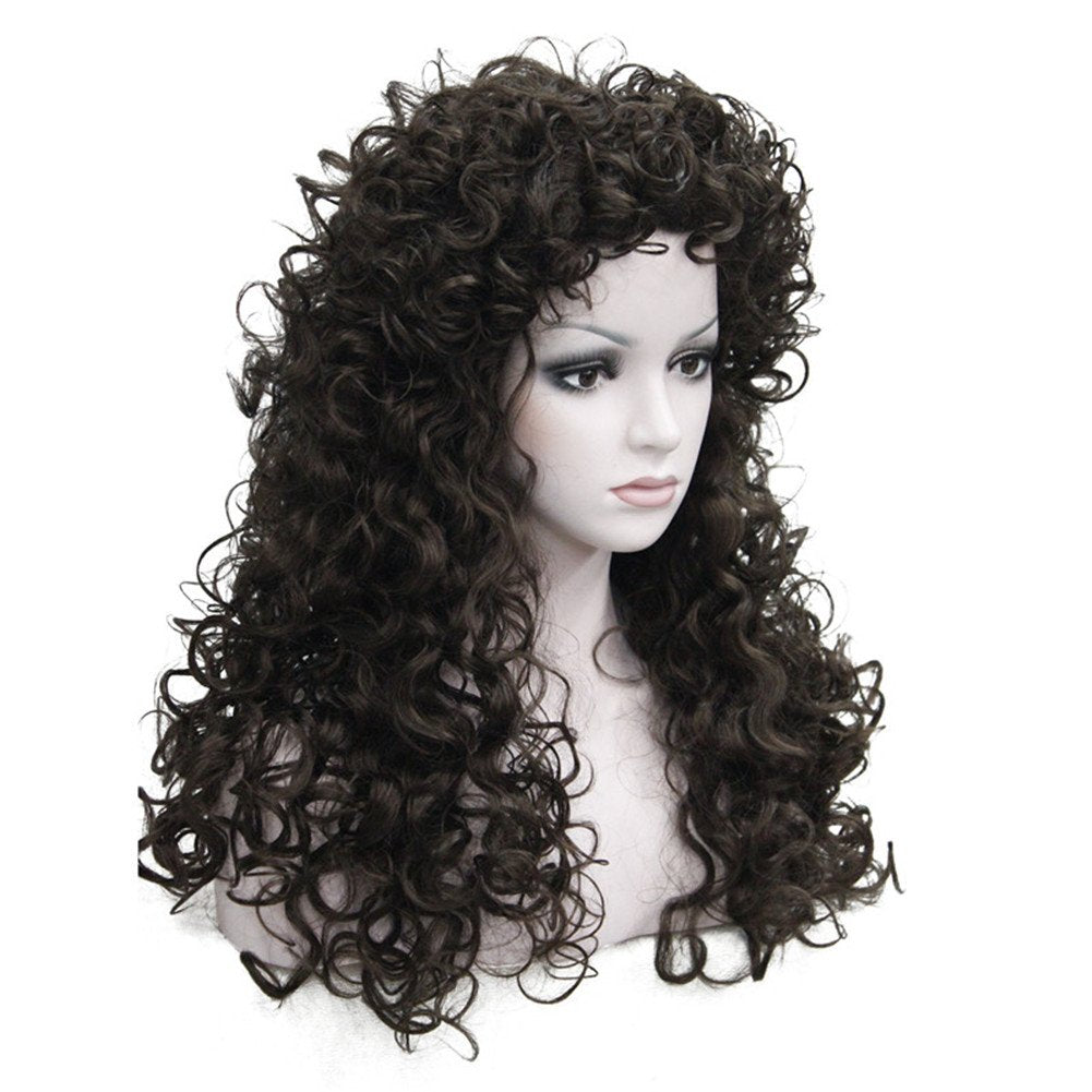 Long Curly Wig Synthetic Hair Heat Resistant Cosplay Women Wigs