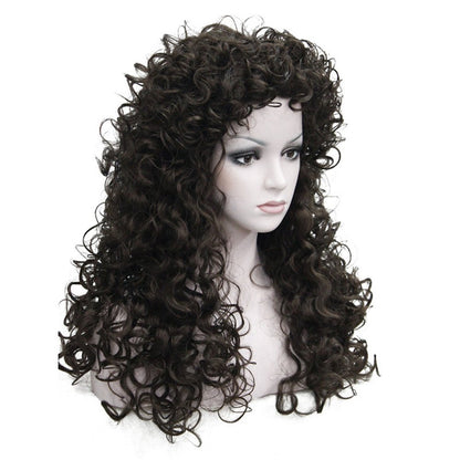 Long Curly Wig Synthetic Hair Heat Resistant Cosplay Women Wigs