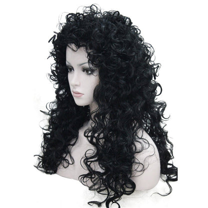 Long Curly Wig Synthetic Hair Heat Resistant Cosplay Women Wigs
