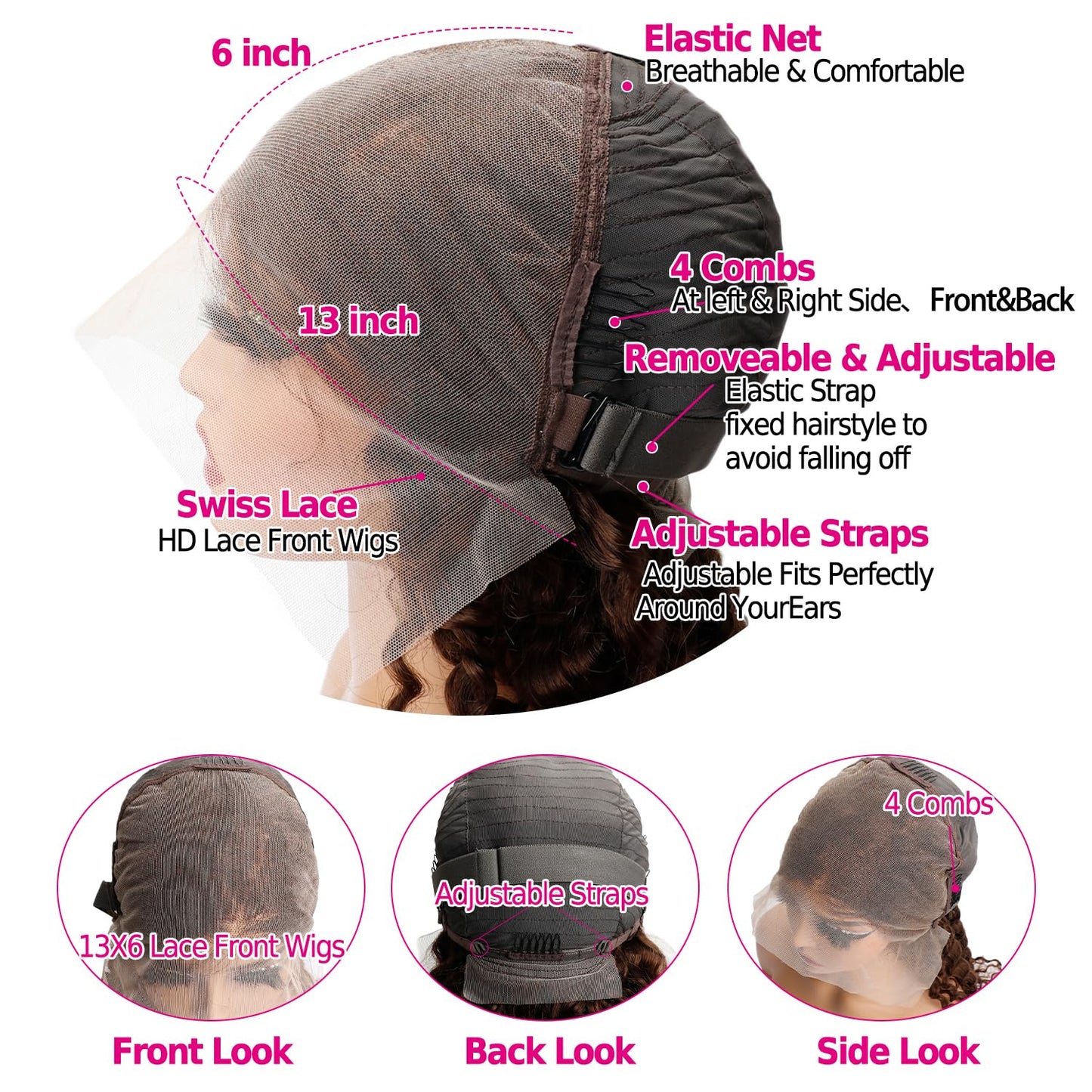 ✨ WIG SALE! ✨Buy two or more and get 15% OFF! 💥 Wear-and-Go Glueless curls Wig