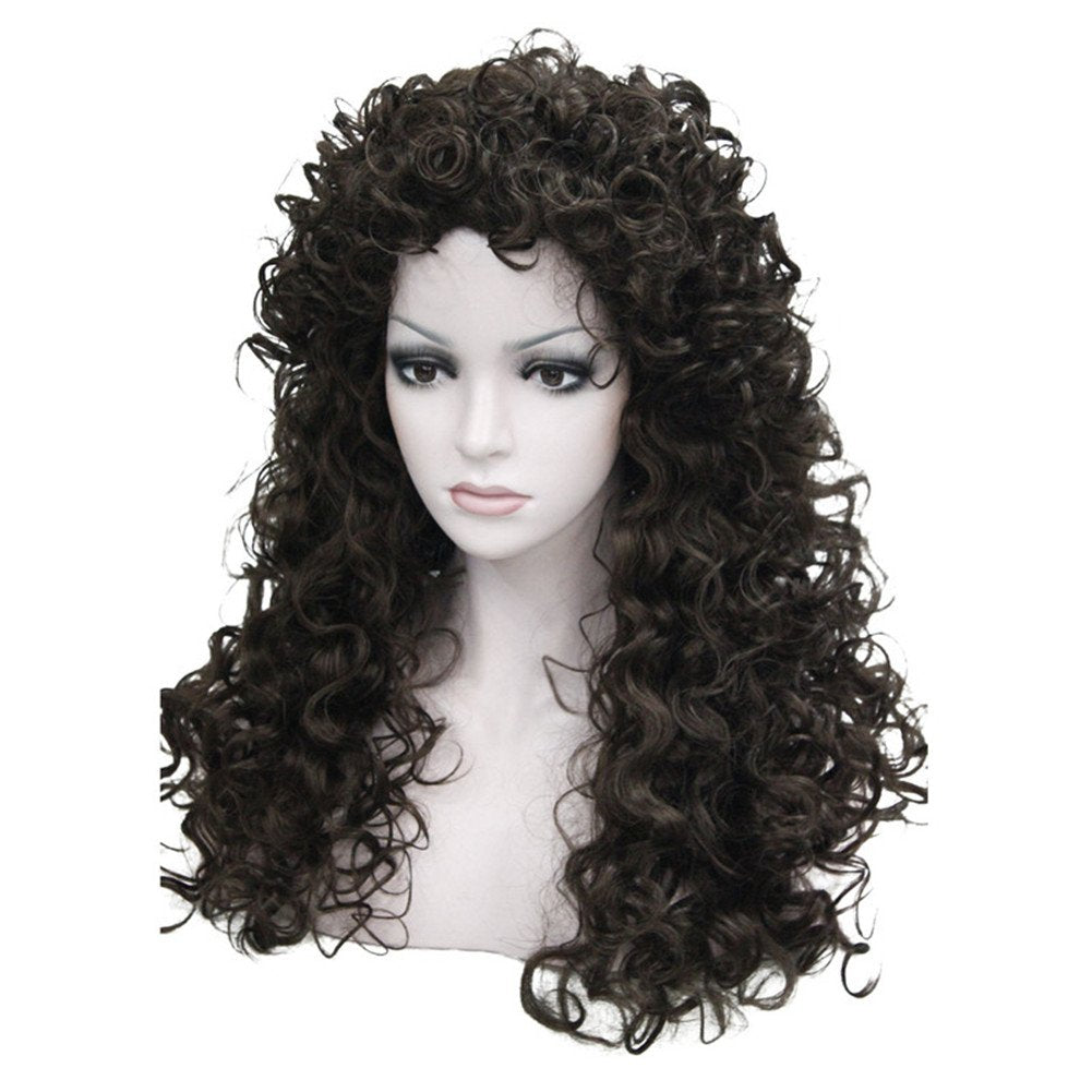 Long Curly Wig Synthetic Hair Heat Resistant Cosplay Women Wigs