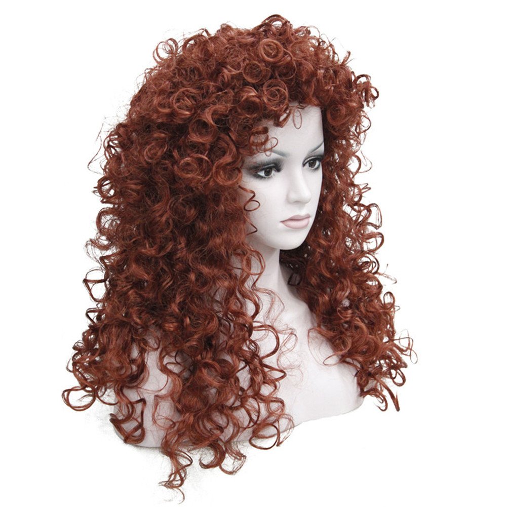 Long Curly Wig Synthetic Hair Heat Resistant Cosplay Women Wigs