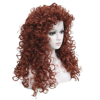 Long Curly Wig Synthetic Hair Heat Resistant Cosplay Women Wigs
