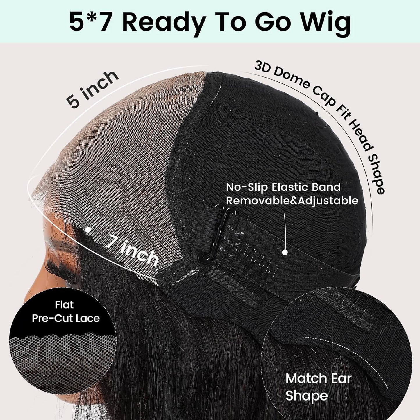 Glueless Body Wave Short Bob Wigs Human Hair Wig