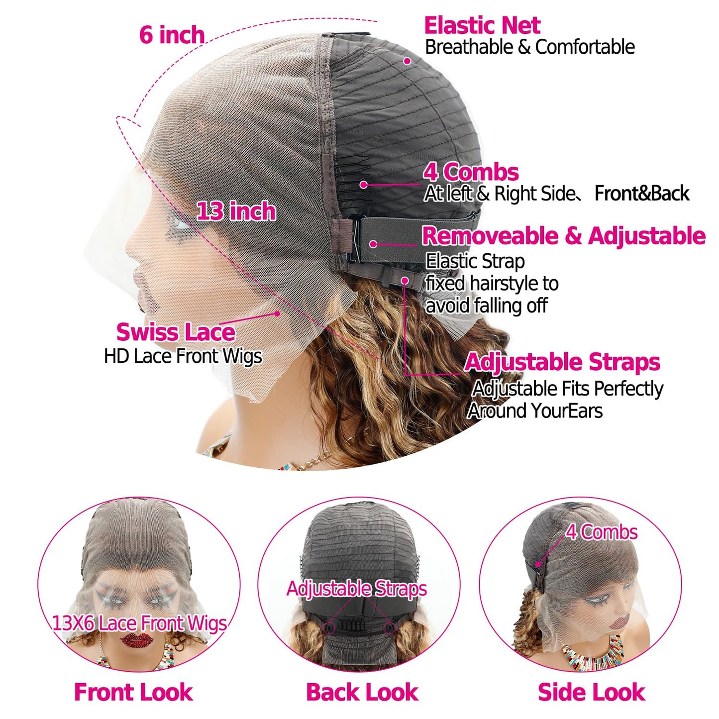 ✨ WIG SALE! ✨Buy two or more and get 15% OFF! 💥 Wear-and-Go Glueless curls Wig