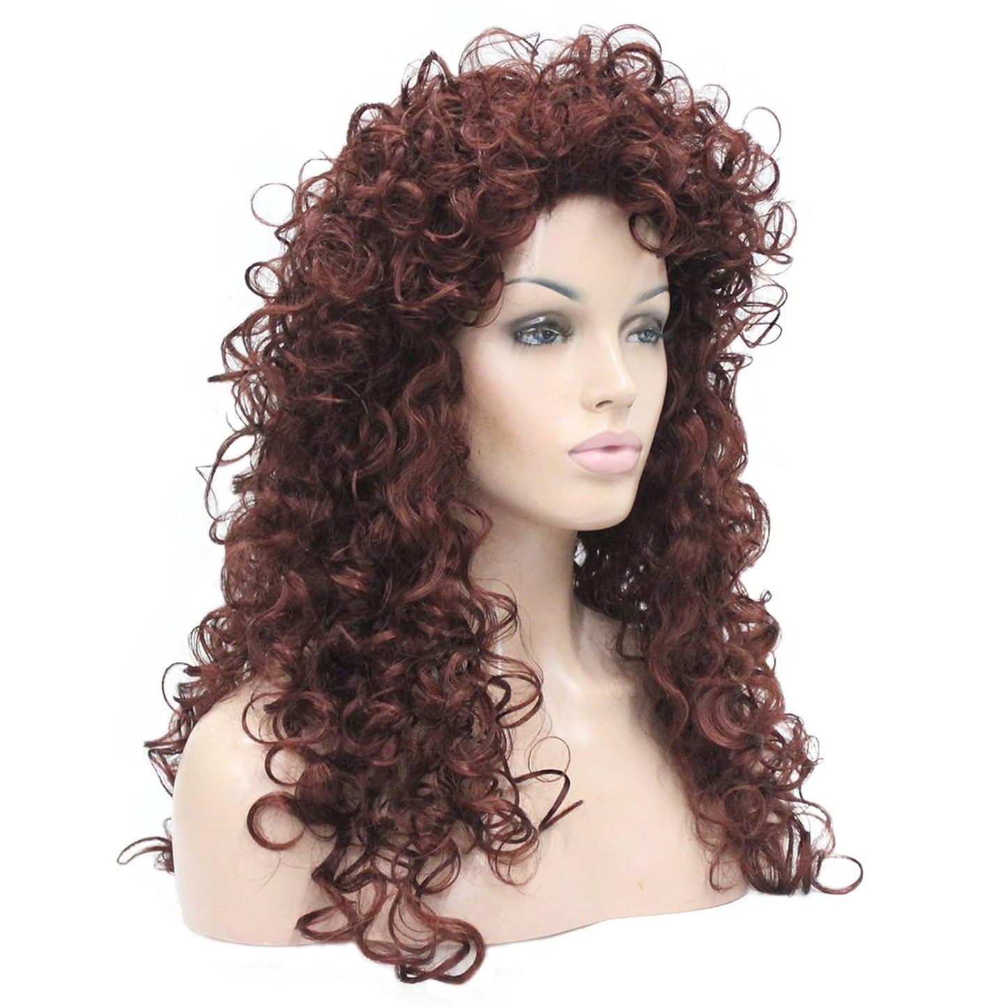 Long Curly Wig Synthetic Hair Heat Resistant Cosplay Women Wigs