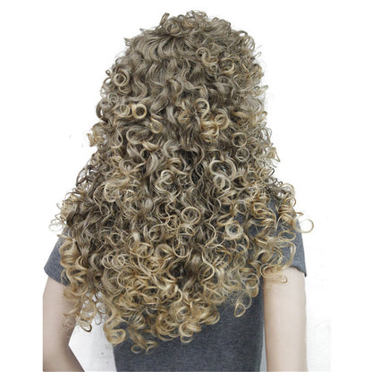 Long Curly Wig Synthetic Hair Heat Resistant Cosplay Women Wigs