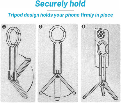 ✨ Daily Sale! ✨ Foldable Mini Tripod Carabiner Magnetic Holder