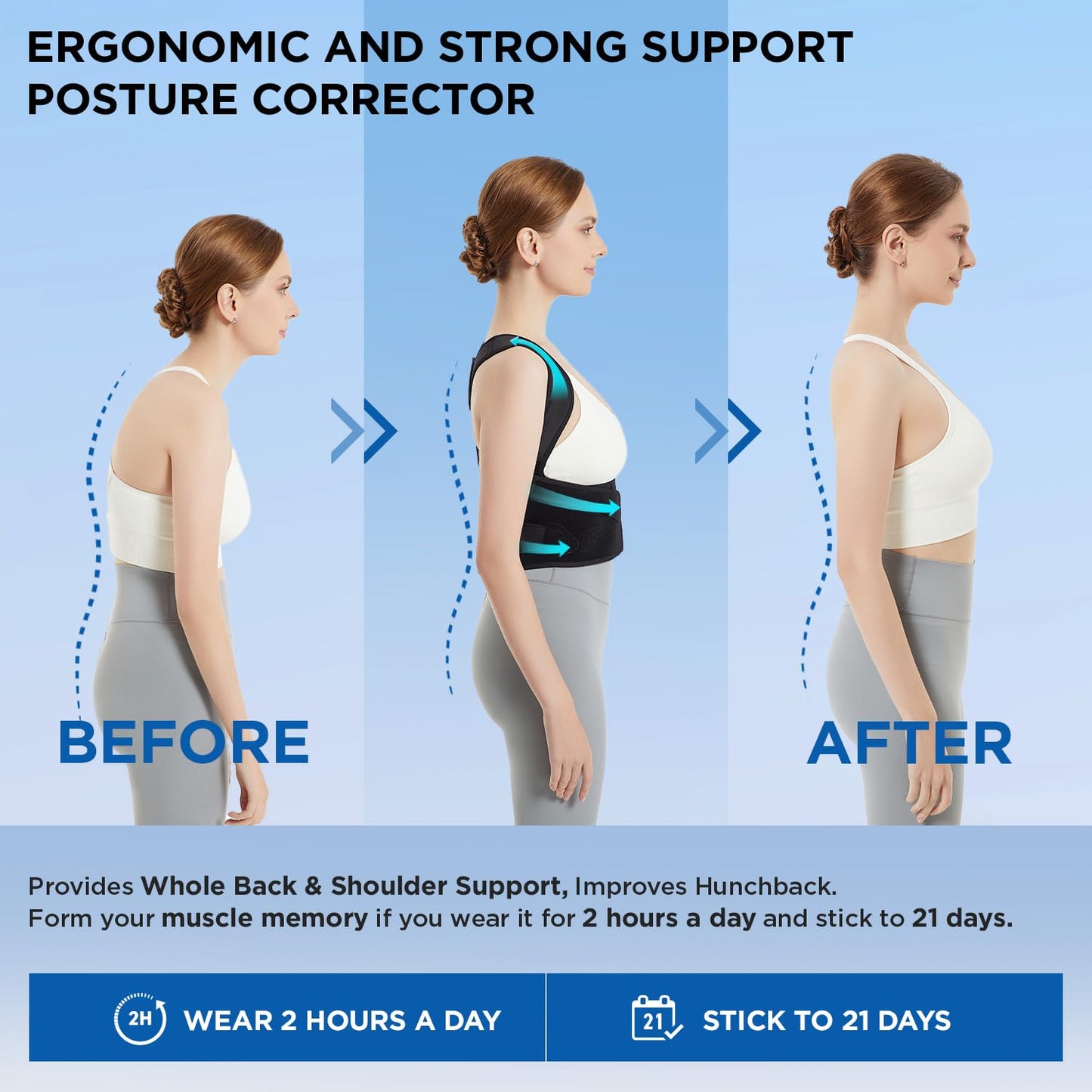 ✨SALE! ✨Buy two or more and get 15% OFF! 💥  Posture Corrector for Women and Men