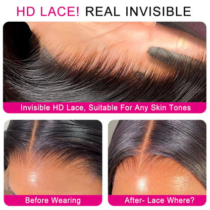 ✨ WIG SALE! ✨Buy two or more and get 15% OFF! 💥 Glueless Lace Front Straight Human Hair Wig