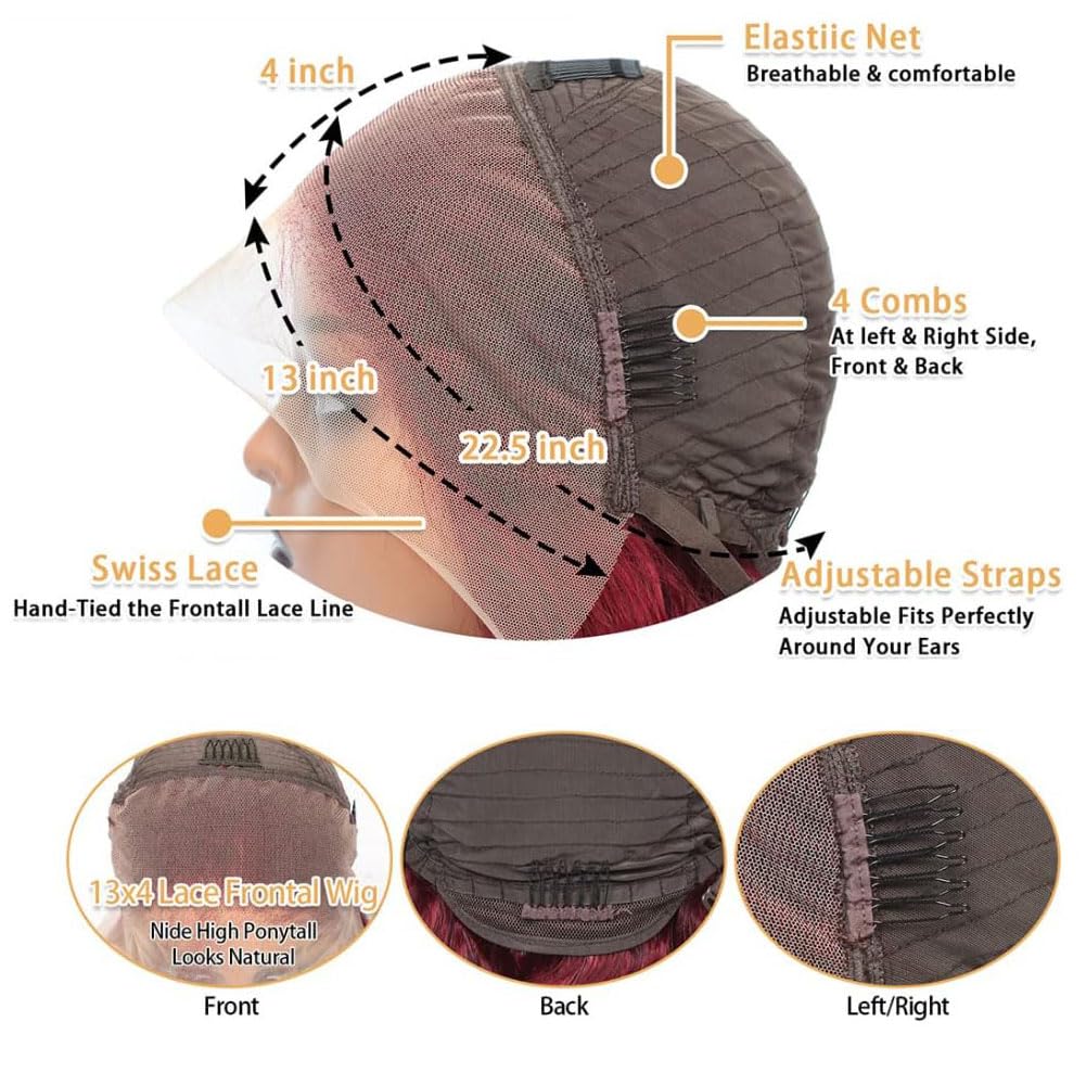 ✨ WIG SALE! ✨ Buy two or more and get 15% OFF! 💥 Body Wave Human Hair Lace Front Wig