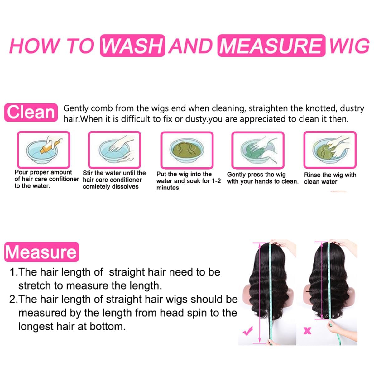 ✨ WIG SALE! ✨ Buy two or more and get 15% OFF! 💥 Wear & Go 7x5 Glueless Wig