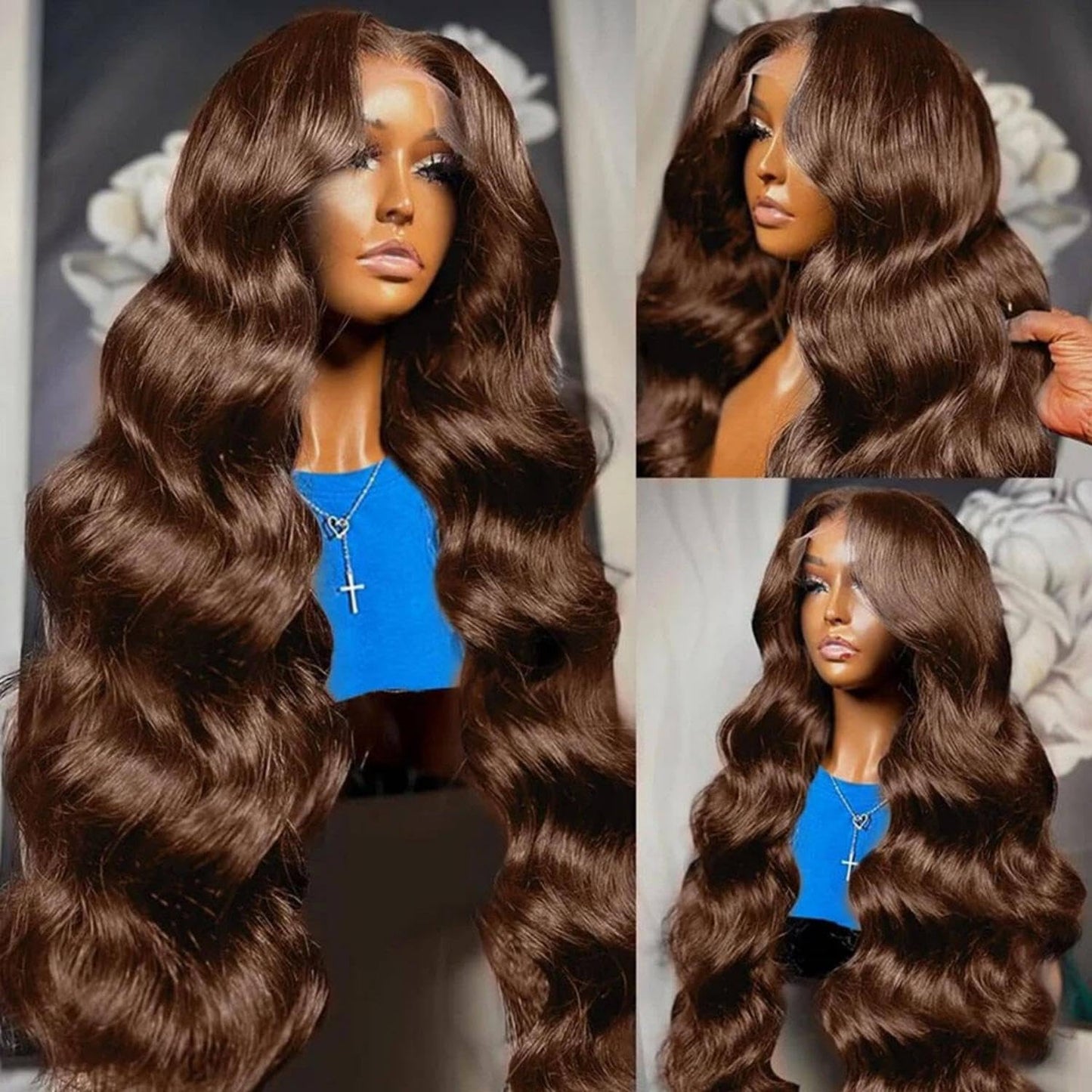✨ WIG SALE! ✨ Buy two or more and get 15% OFF! 💥 Body Wave Human Hair Lace Front Wig