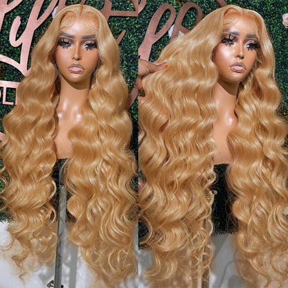 ✨ WIG SALE! ✨ Buy two or more and get 15% OFF! 💥 Body Wave Human Hair Lace Front Wig