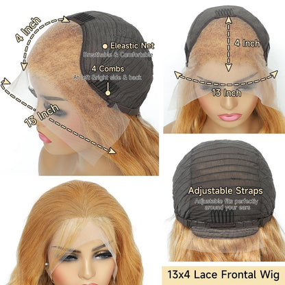 ✨ WIG SALE! ✨ Buy two or more and get 15% OFF! 💥 Body Wave Human Hair Lace Front Wig