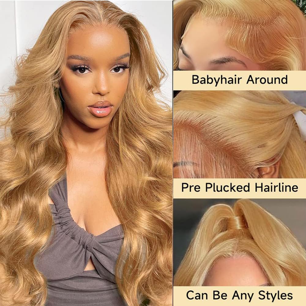 ✨ WIG SALE! ✨ Buy two or more and get 15% OFF! 💥 Body Wave Human Hair Lace Front Wig