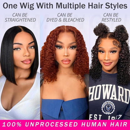 5x5 HD Lace Closure Ready to Wear Wigs Glueless Human Hair Wig