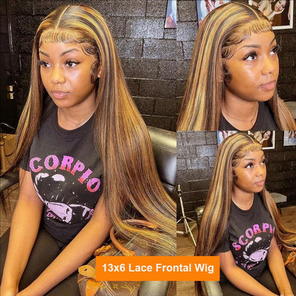 ✨ WIG SALE! ✨Buy two or more and get 15% OFF! 💥 Glueless Lace Front Straight Human Hair Wig