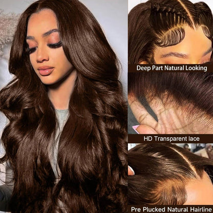 ✨ WIG SALE! ✨ Buy two or more and get 15% OFF! 💥 Body Wave Human Hair Lace Front Wig
