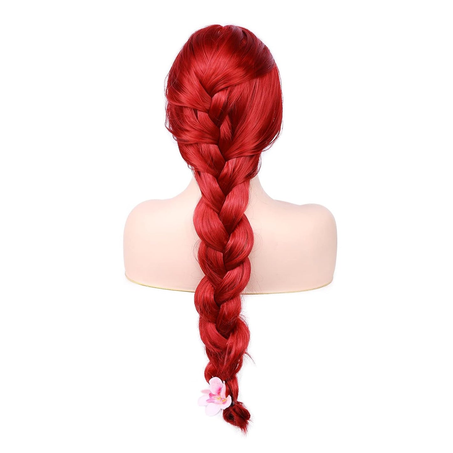 28 Inches Long Curly Wavy Red Wig Cosplay Wigs For Women-Red
